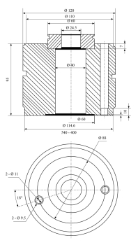 23-1003 Bernardo Spannmittel für Werkzeuge Schnellwechsel-Stahlhalter System Multifix Größe C