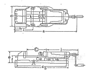 28-2116 Bernardo Schraubstöcke Hydro-Maschinenschraubstock AH 125