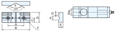 28-3019 Bernardo Backen für PHV / CHV Prismenbacken CJ 250 - 1 Stk.
