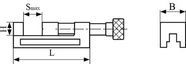 28-6006 Bernardo Schraubstöcke Präzisionsspanner QGG 73