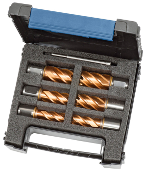 41-1121 Bernardo Zubehör Magnet-Kernbohrmaschinen HSS-Vario PLUS Kernbohrer-Set KBK, 13 - 22 mm, Bohrtiefe 30 mm