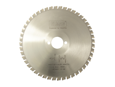 ELMAG HM-Kreissägeblatt Dry-Cutter Edelstahl