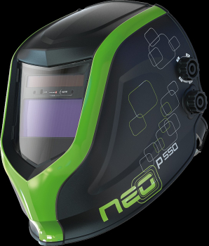 ELMAG Automatik-Kopfschweißschirm - neo p550 grün