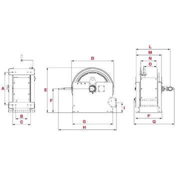 ELMAG INDUSTRIE Schlauchaufroller Serie 700 / L 690