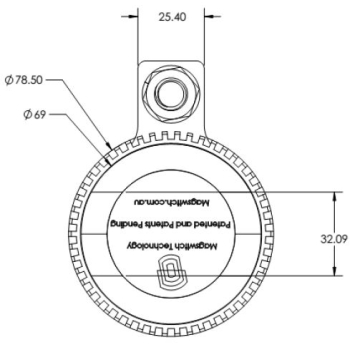 ELMAG Magnet-Polklemme 600 A. "ON/OFF schaltbar"