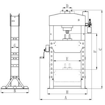 ELMAG Hydraulische Werkstattpresse - Serie EUROPRESS