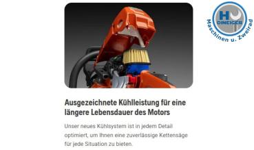 967690635 Husqvarna Motorsäge 545 MARK 2 mit Schiene und Kette  inkl 4 Ketten (SP33G) 38cm / 15" - 0.325" - 1,3 mm