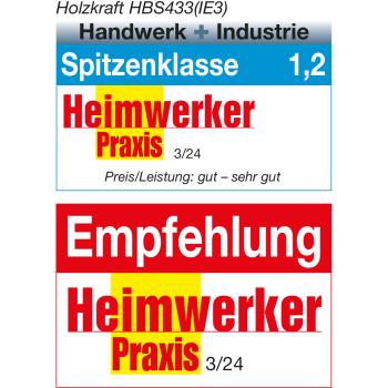 Holzkraft Holzbandsäge  HBS 433 (IE3) Aktionsset