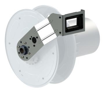 ELMAG Arm mit Rollenkabelführung 1406