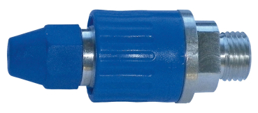 ELMAG Regulierbare Luftspardüse, Alu, blau