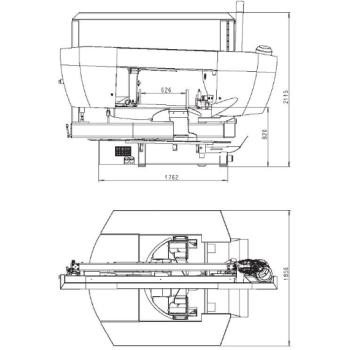 ELMAG BOMAR Metall-Bandsägemaschine