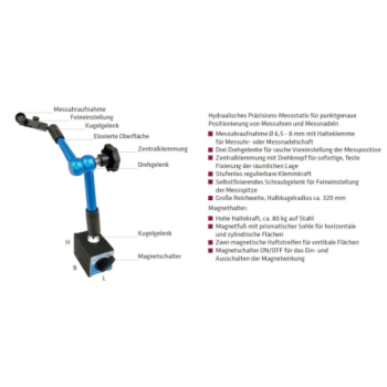ELMAG Präzisions-Magnet-Messstativ