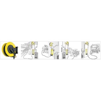 ELMAG INDUSTRIE Schlauchaufroller Edelstahl "537/251"
