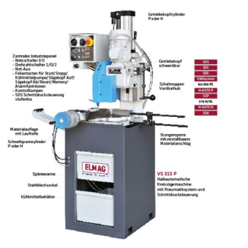 ELMAG Metall-Kreissägemaschine