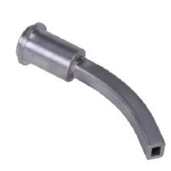 ELMAG Kurzdüse Aluminium 45° gebogen