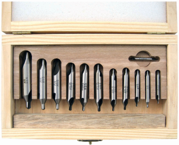 ELMAG Zentrierbohrer-Set 12-teilig