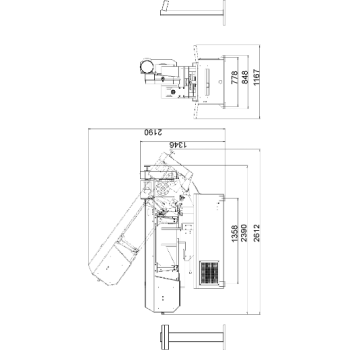 ELMAG BOMAR Metall-Bandsägemaschine