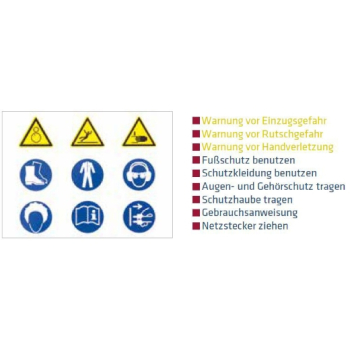 ELMAG Warnschild "ALU" 100x75mm