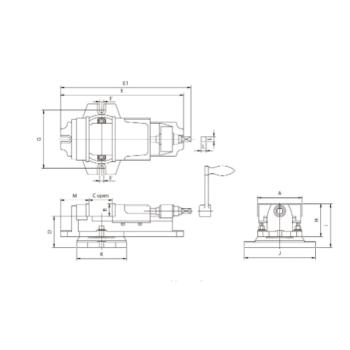 ELMAG PROFI-Maschinenschraubstock 4"