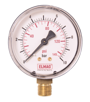 ELMAG Druckmanometer 0-10 bar