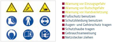 ELMAG Warnschild "ALU" 100x75mm