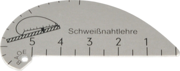 ELMAG Schweißnahtlehre "ALUMINIUM"