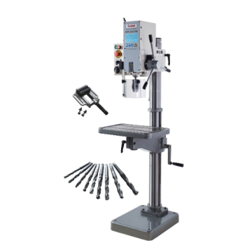 ELMAG Getriebe-Säulenbohrmaschine GBM 3/25 SN - Set