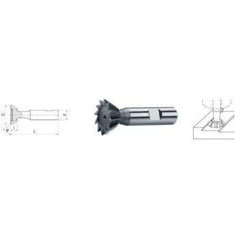 ELMAG HSS Co5 Winkel-Stirnfräser DIN 1835B