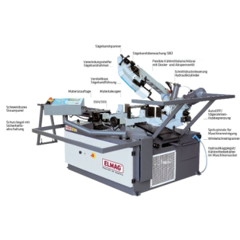 ELMAG MACC Metall-Bandsägemaschine