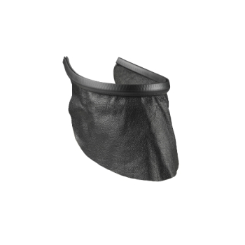 ELMAG Brustschutz aus Leder / lang - schwarz