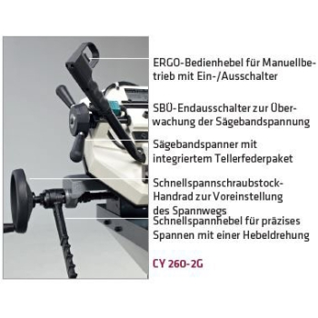 ELMAG Gehrungs-Bandsägemaschine