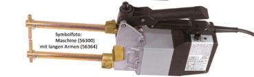 ELMAG CU-Elektrodenarme inkl. Ø 10mm Elektroden, L=350mm