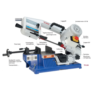 ELMAG Metallbandsägemaschine