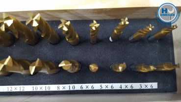 Fingerfräser 20 tlgTIN beschichtet Fräser