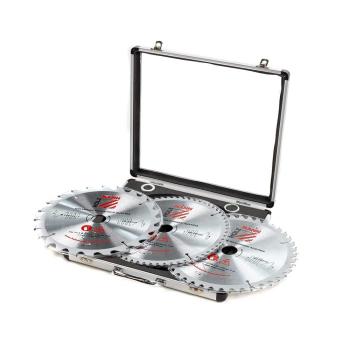 Holzmann Maschinen HM Kreissägeblatt Set im Alukoffer KSB254SET