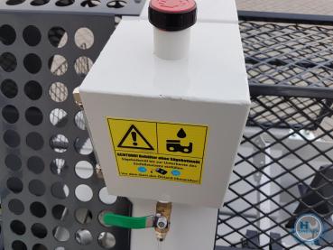 Lumag Maschinen SSA 400 G Sägespaltmaschine mit 9,5 kw Benzinmotor inkl Förderband (unmontiert)