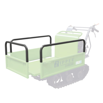 Zubehör Zipper Maschinen Miniraupendumper Flachmuldenaufbau für MD300