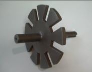 Lumag Maschinen Ersatzteil passend für BSF15 Teil in der Mitte (Fräswelle) Teil in der Mitte Blade adapter (Part no 5)