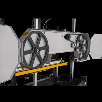 Lumag Maschinen BSW76E PRO Elektro-Blockbandsägewerk Schnitthöheneinstellung elektrisch