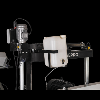 Lumag Maschinen BSW76E PRO Elektro-Blockbandsägewerk Schnitthöheneinstellung elektrisch