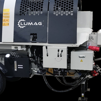 LUMAG Maschinen SSA500EHPROSZ Sägespaltautomat mit Elektro+PTO inkl Förderband (Unmontiert)
