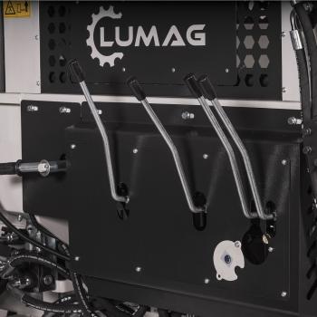 LUMAG Maschinen SSA 500EHPROZRS Sägespaltautomat mit Elektromotor und Zapfwellenantrieb inkl Förderband (Unmontiert)