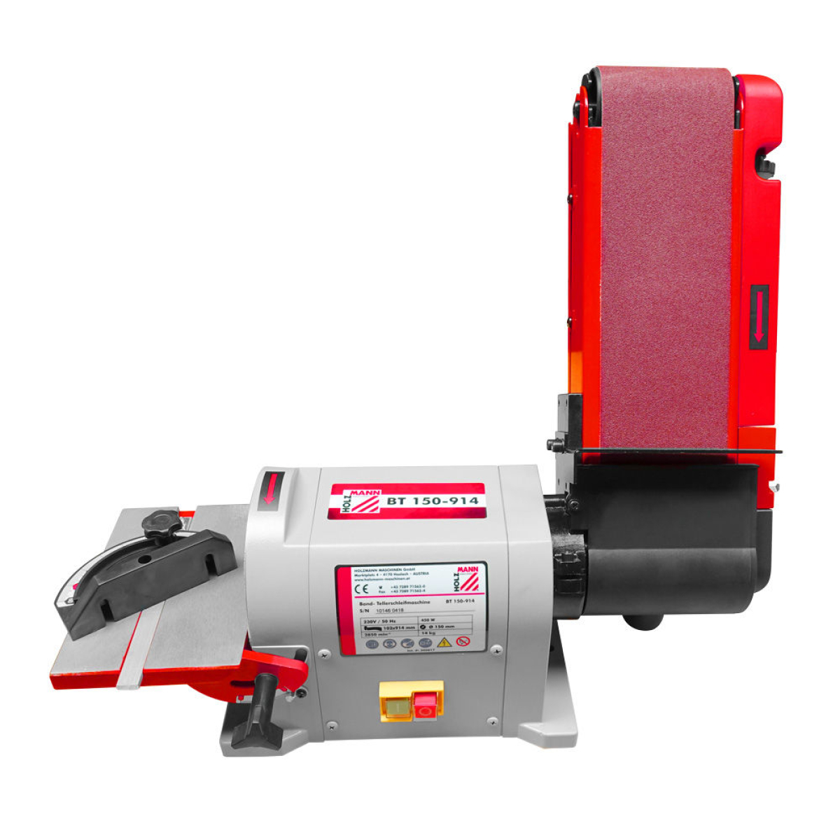 Holzmann Maschinen Band- Tellerschleifmaschine BT150-914_230V