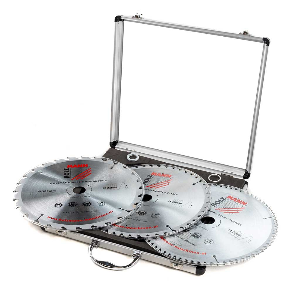 Holzmann Maschinen HM Kreissägeblatt Set im Alukoffer KSB300SET