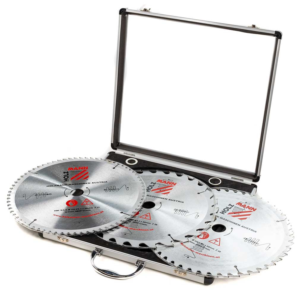 Holzmann Maschinen HM Kreissägeblatt Set im Alukoffer KSB315SET