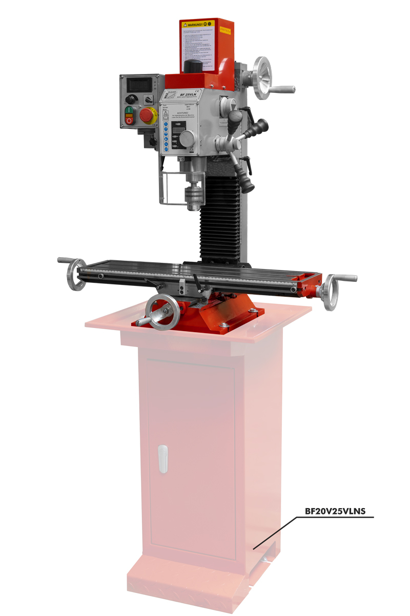 Holzmann Maschinen Fräsmaschine MK3, XL Tisch BF25VLN_230V