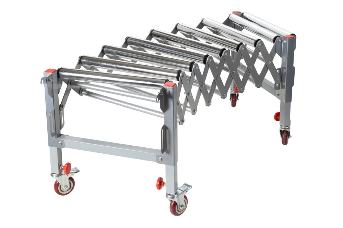 Holzmann Maschinen Rollbahn ausziehbar 9 Rollen / 130 Kg RB9A