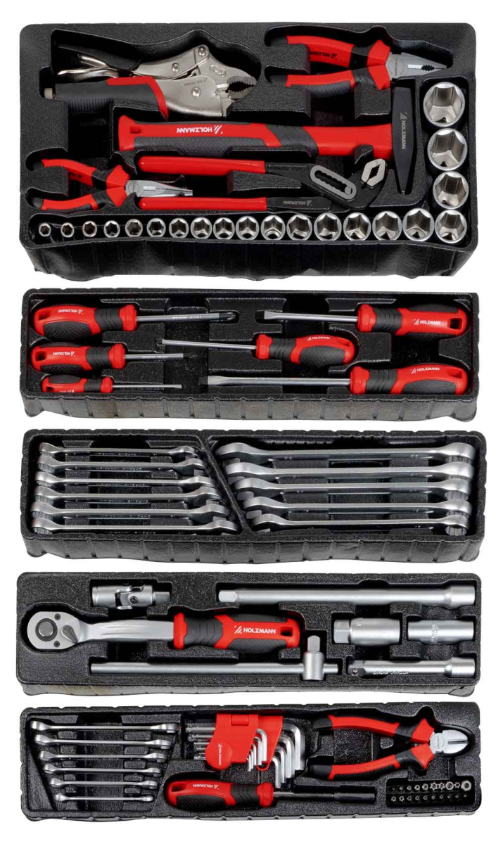 Holzmann Maschinen Werkzeugkasten WZK86CRV