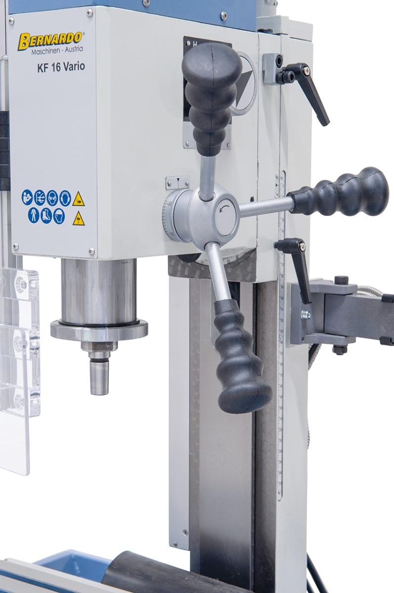 02-1019A Bernardo Bohr- und Fräsmaschinen KF 16 Vario inkl. 3-Achs Digitalanzeige DT 40