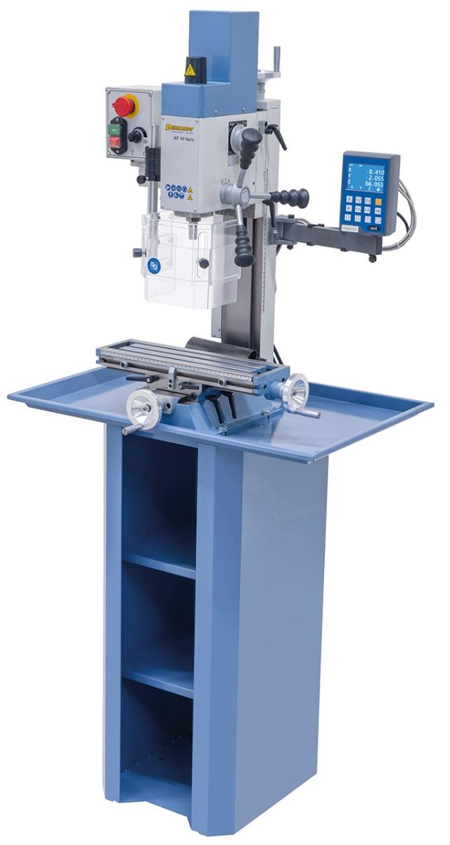 02-1019A Bernardo Bohr- und Fräsmaschinen KF 16 Vario inkl. 3-Achs Digitalanzeige DT 40